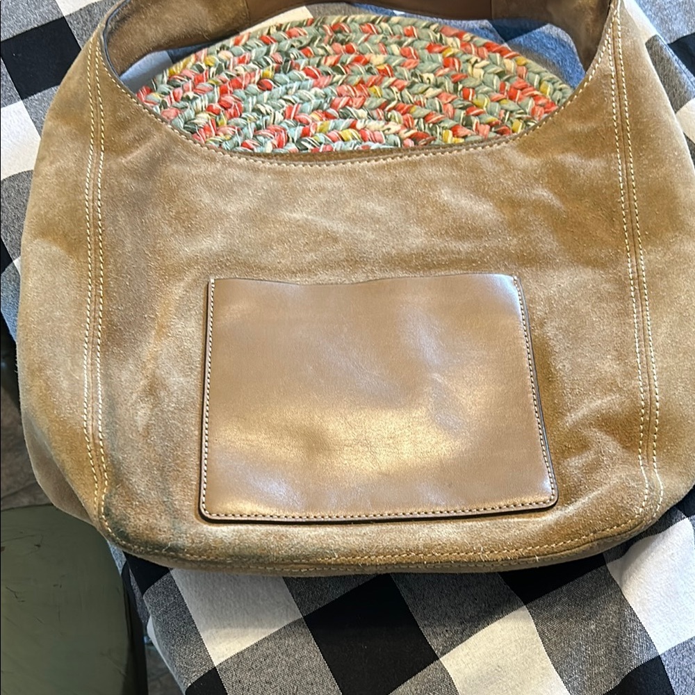Suede Michael Kors shoulder purse